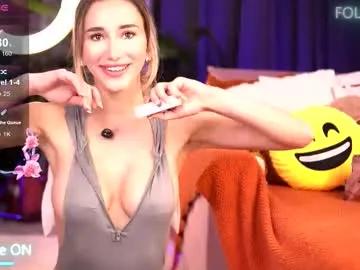 emilyraymont — CAN YOU FEEL THE HEAT?  My TOY is ON, take a try  FAV VIBES 26-44-51-101-111-201-222 - Multi Goal: Start the day with a smile and a touch  [53 tokens left] #nonnude #smile #pvt #shy #blonde