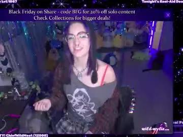 wildwylie — CrazyGoal:  6/66/666-am cute?  tiddies @ goal  song req-19, 44-quick flash, 55-d100 spanks, 56-doggy tease, snap4life-888, +lewd story 420  #bigbutt #tease #emo #glasses #piercing