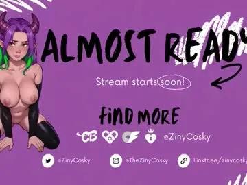 ziny_cosky — Topless @ goal - #dirtytalk #lovense #bluenette  #bluehair